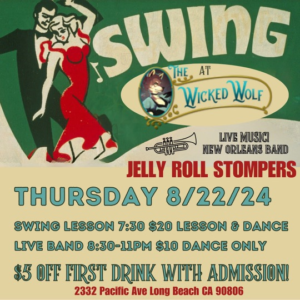 Swing dance night flyer